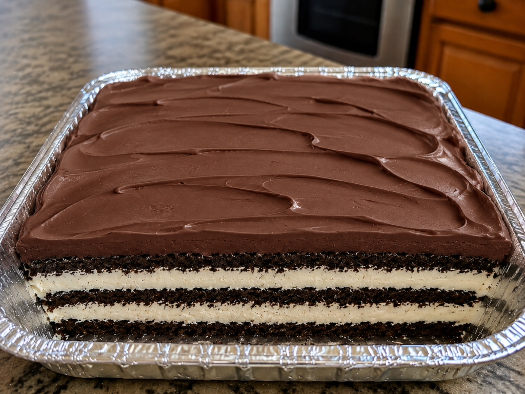 Homemade Chocolate Layer Dessert Cake