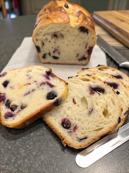 Blueberry Cream Cheese Loaf