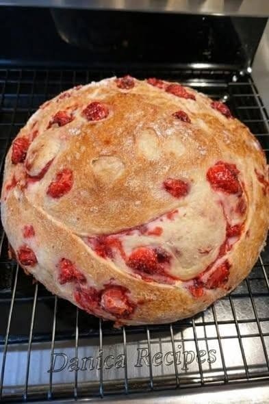 Swirled Berry Cream Cheese Bread