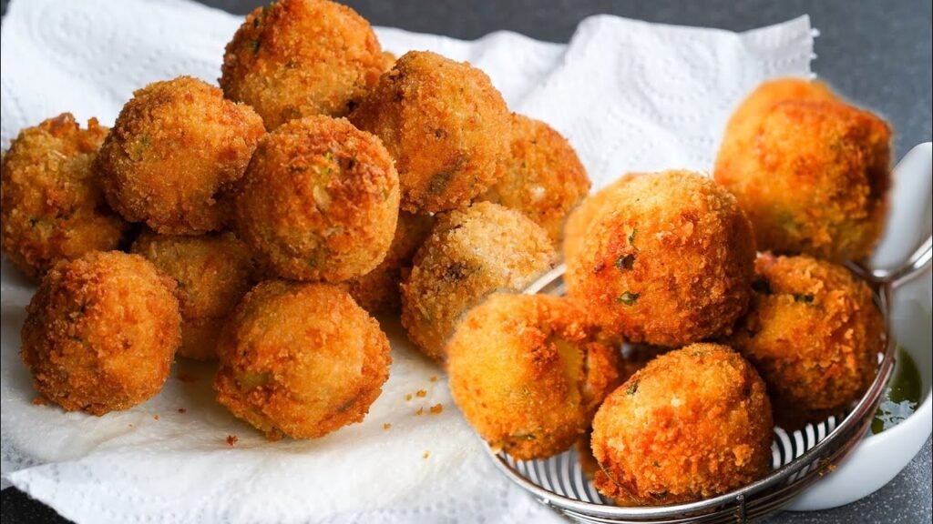 Potato Chicken Cheese Balls Thermomix