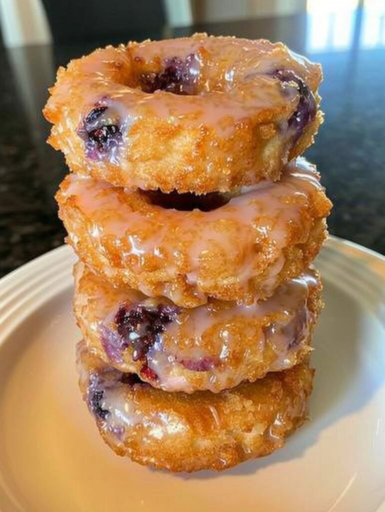 Sourdough blueberry Dount