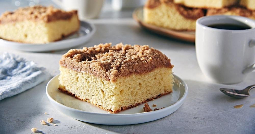 Gluten-free sourdough coffee cake